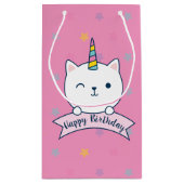 Caticorn | ギフトバッグ | ピンク (裏面)