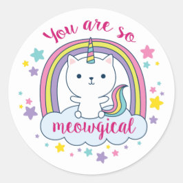 Caticorn | ステッカー | 白