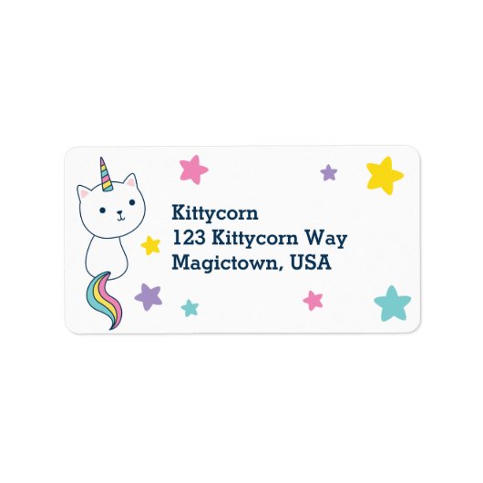 Caticorn | ラベル | 白 (正面)