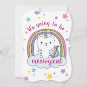 Caticorn | 招待状 | フラット (裏面)