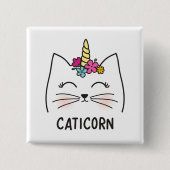 Caticorn 缶バッジ (正面)