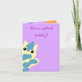Caticorn Birthday card カード (正面)