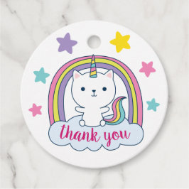 Caticorn | Favor Tags | ホワイト フェイバータグ