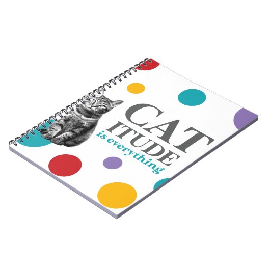 Catitude is everything ノートブック (左側)