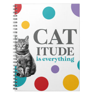 Catitude is everything ノートブック