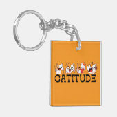Catitude Memories – Meow Mood Keychain 🐾 キーホルダー (正面左)