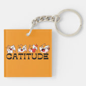 Catitude Memories – Meow Mood Keychain 🐾 キーホルダー (裏面)