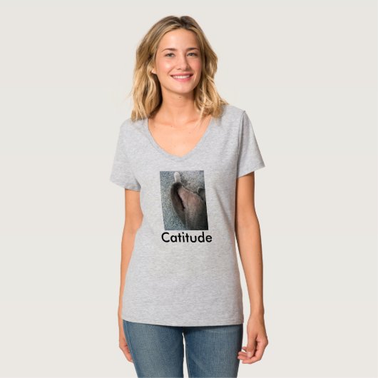 Catitude Women's Tシャツ (正面フル)