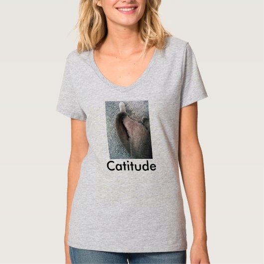 Catitude Women's Tシャツ (正面)