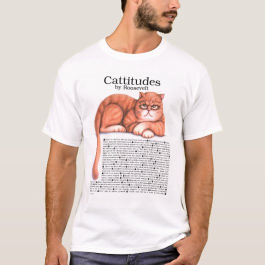 Catitutesポスター Tシャツ (正面)