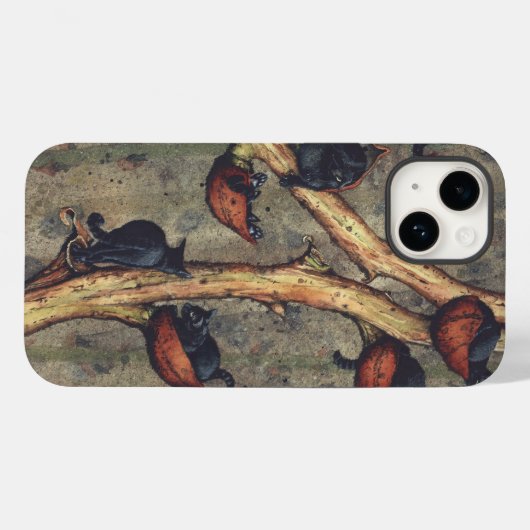 Catkinsの電話ケース（縦） Case-Mate iPhoneケース (裏面 (横))