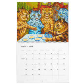 CatLand日、Calendar by Louis Wain カレンダー (3月 2026)