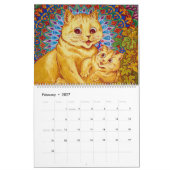 CatLand日、Calendar by Louis Wain カレンダー (2月 2027)