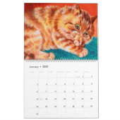 CatLand日、Calendar by Louis Wain カレンダー (1月 2027)