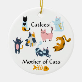 Catleesi, Mother of Cats セラミックオーナメント