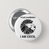 #CatLivesMatterのバッジ 缶バッジ (正面&裏面)