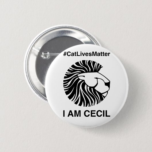#CatLivesMatterのバッジ 缶バッジ (正面&裏面)