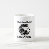 #CatLivesMatterのマグ コーヒーマグカップ (中央)
