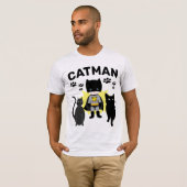 CATMAN Guys猫Tシャツ Tシャツ (正面フル)