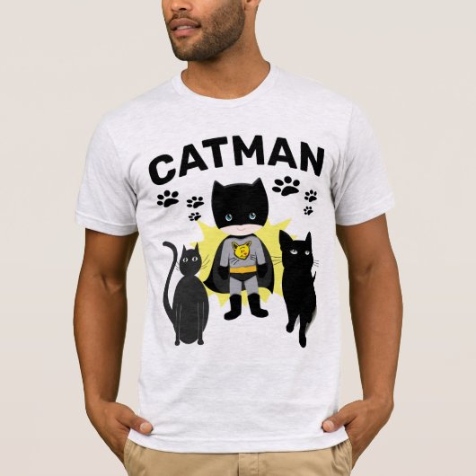 CATMAN Guys猫Tシャツ Tシャツ (正面)