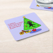 Catmasの経験 スクエアペーパーコースター (アングル)