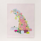 Catmas Tree Christmas ジグソーパズル (縦)