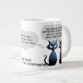 CatMesmer & CatRue | Calm & After Specialty Mug ジャンボコーヒーマグカップ (正面右)