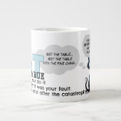 CatMesmer & CatRue | Calm & After Specialty Mug ジャンボコーヒーマグカップ (正面)