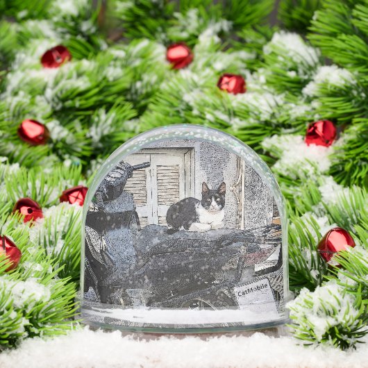 CatMobile/cat on motorcycle seat (クリスマス)