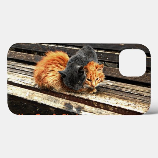Catnapかわいこちゃん Case-Mate iPhoneケース (裏面 (横))