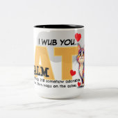 CatNapalm | Lubs You Chaos Posse Mug ツートーンマグカップ (中央)