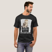 Catnip Made Me Do It Cat Mugshot Kitten Cattitude Tシャツ (正面フル)