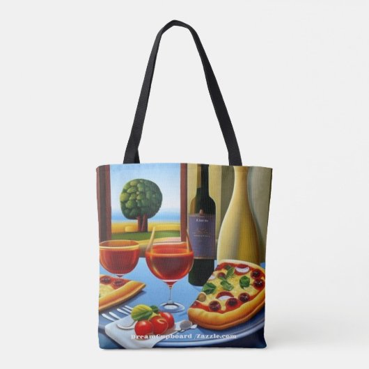 Catnip Pizza （2面） : トートバッグ (裏面)