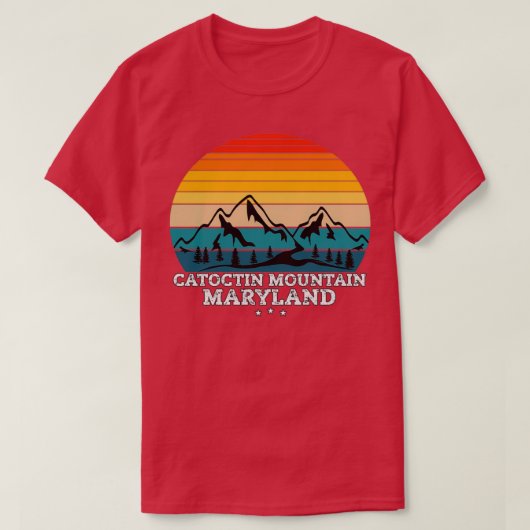 CATOCTIN MOUNTAIN MARYLAND Tシャツ (デザイン正面)