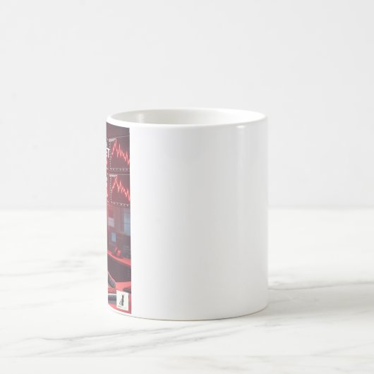 Catpitalist:マーケットクラッシュコメディ – おもしろマグカップ コーヒーマグカップ (中央)