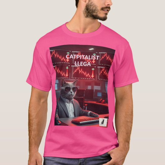 catpitalist: Comedia de Caeda del Mercado Tシャツ (正面)