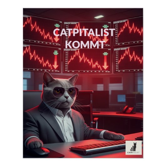 Catpitalist: Marktcrash-Komedie - Lustiges Finanz- ポスター (正面)