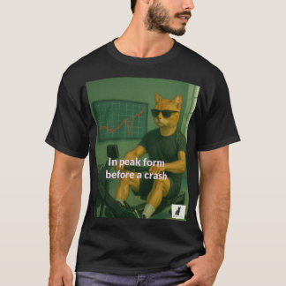 Catpitalist:Peak Performance Investor Tシャツ