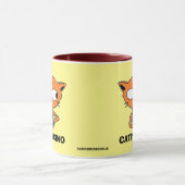 CATPUCCINO ねこ パン ユーモア コーヒーマグ マグカップ (中央)