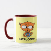 CATPUCCINO ねこ パン ユーモア コーヒーマグ マグカップ (左)