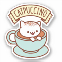 CATPUCCINO CATステッカー