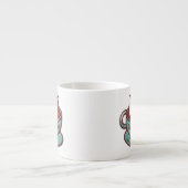 CATPUCCINO CAT刺繍パッチエスプレッソマグ エスプレッソカップ (正面)