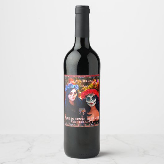 Catrinas Wine to Honor 1718 ワインラベル (正面)