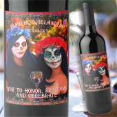 Catrinas Wine to Honor 1718 ワインラベル