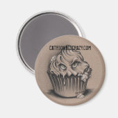 CatrionaIsCrazyラウンド マグネット (正面/裏面)