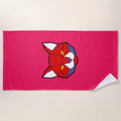 Catrix ビーチタオル (正面)