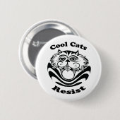 Catsクール Resistボタン 缶バッジ (正面&裏面)