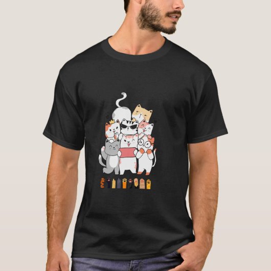 catsグループデザイン tシャツ (正面)