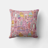 CatsコレクションOn Pink クッション (裏面)