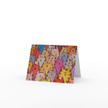 Cats02あいさつ空白のきカード